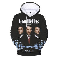 2023 NewGoodFellas 3D H Oodies ผู้ชายผู้หญิงแฟชั่นลำลองแขนยาวเสื้อ G Angster ฟิล์มพิมพ์ Streetwear ขนาดใหญ่เสื้อกันหนาวหมวกเสื้อ