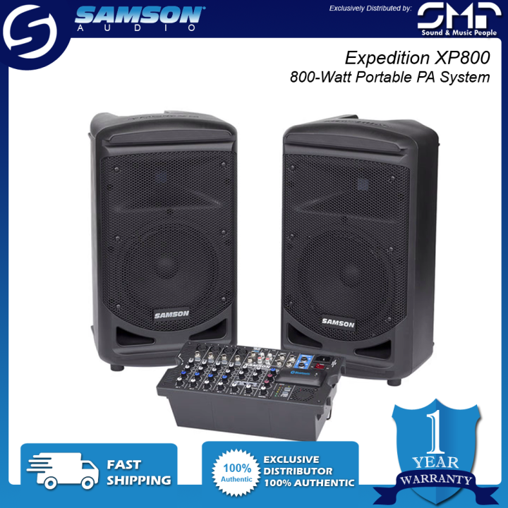 Samson Expedition XP300 300w Portable 6 Bluetooth PA DJ