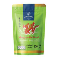 ตรามังกรบิน ชาเขียวผงปรุงสำเร็จ กลิ่นมะลิ 200 กรัม / Mungkornbin Brand Jasmin Flavoured Green Tea Powder 200g