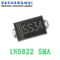 50 ชิ้น 1N5822 SMA SS34 smd do-214ac IN5822 ไดโอด Schottky ss34