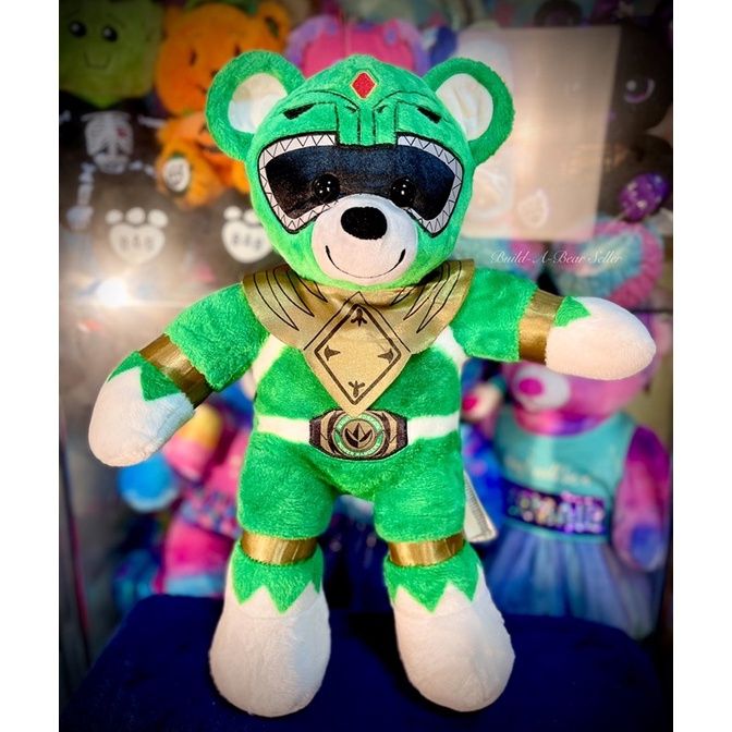 หายาก-ตุ๊กตาหมีบิ้วอะแบร์-power-ranger-ขบวนการเรนเจอร์-build-a-bear-workshop-สินค้ามือสองสภาพดี