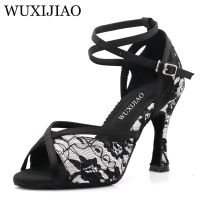 hot【DT】 WUXIJIAO ladies shoes Jazz sneakers high heel dance with rhinestones Latin