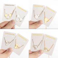 Fashion Stainless Steel Anime Mouse Charm Bracelet for Women Temperament Simple Couple Bracelet New Jewelry Accessories Gift