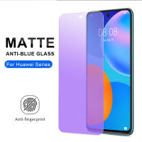 For Huawei P50 P40 P30 P20 Lite Nova 10 9 8i 7i 7 SE 5T 3i Y90 Y70 Honor 8X Y9a Y7a Y7 Pro Y9 Prime 2019 Y8P Y7P Y6P Y5P Y9s Y6s Anti Blue Matte Tempered Glass Screen Protection Film