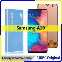 6.4 Super AMOLED Display for Samsung Galaxy A20 LCD with Digitizer Touch Screen Assembly A205F A205FN A205G A205GN Replacement