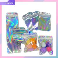 YESMILE 50pcs/bag ข้น แสดงเครื่องประดับ สีรุ้ง ถุงปิดผนึกด้วยตนเอง ถุง OPP ถุงซิปล็อค ถุงบรรจุภัณฑ์