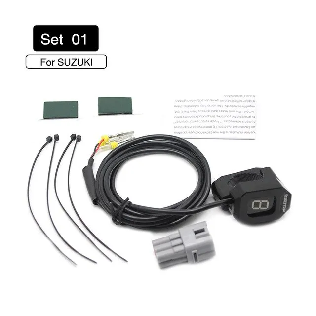 ZSDTRP Motorcycle Gear Indicator for Honda Harley Kawasaki Yamaha