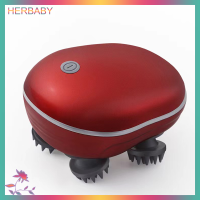 HERBABY เครื่องนวดหนังศีรษะไฟฟ้ากันน้ำสำหรับแมวผ่อนคลายคอไหล่