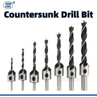 【hot】┋◘  SIQICNC 3mm-10mm Countersunk Bit Set Reamer Woodworking Chamfer Counterbore Pliot Hole Cutter Screw