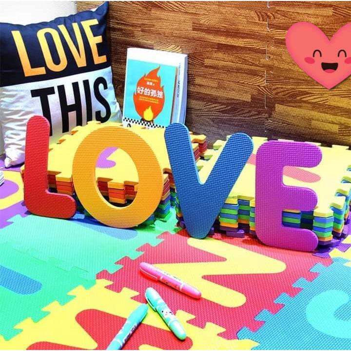 26pcs ABC AZ30X30CM Alphabet Number Puzzle Children Floor Play Mat