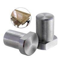 1pcs 20mm Workbench Stop Stainless Steel Limit Tenon Block Fix Woodworking for Table Accessories