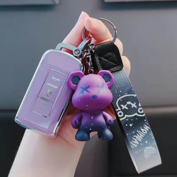 ychic-tpu-pc-เคสกุญแจ-mitsubishi-จี้พวงกุญแจโลหะ-ที่ใส่กุญแจ-พวงกุญแจ-เคส-keyfob-สำหรับ-mitsubishi-outlander-2020-asx-airtrek-eclipse-cross