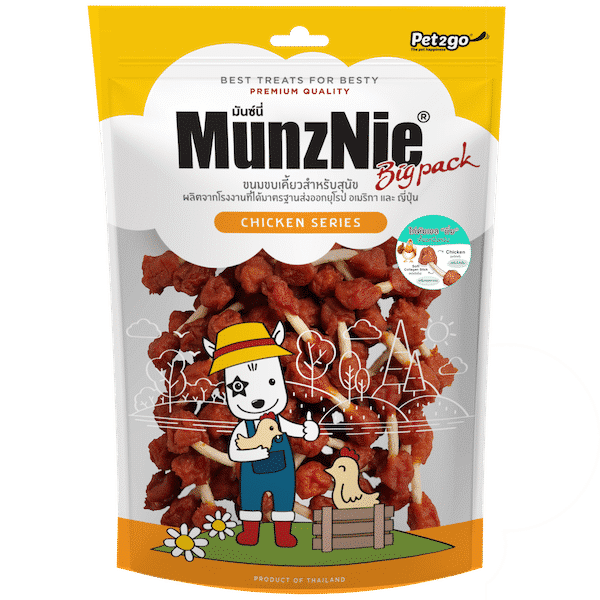 ขนมขบเคี้ยวสุนัข-munznie-ช่วยขัดฟันแบบรักษาสุขภาพ-ผลิตจากเนื้อไก่แท้-350g