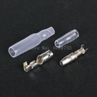 50 pairs Bullet Connectors Crimp Terminals Female  Male Insulated Cover 3.5mm