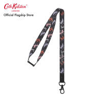 Cath Kidston Lanyard Spirit Animals Ditsy Navy สายคล้องบัตร สายคล้องคอ สายคล้อง