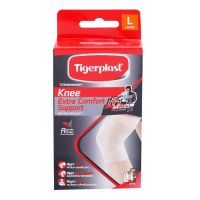 Tigerplast Knee Extra Comfort Support ไทเกอร์พล๊าส อุปกรณ์พยุงเข่า ไซส์ L