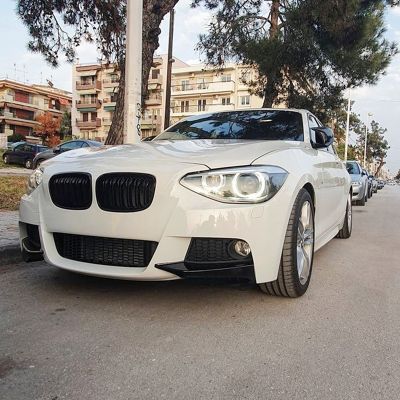 For BMW 1Series 120I F20 F21 Early M Sport 2012-2014 Front Bumper Lip Angle Diffuser Splitter Spoiler Protector