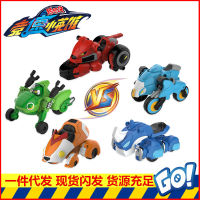 Pig Man Racing Little Hero Childrens Toy Three-Change Car Deformation Robot Feifei Superman Strong Summon Device 2023