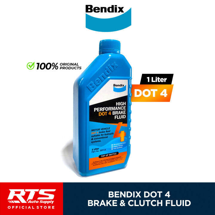 Bendix High Performance Heavy Duty DOT4 (DOT4) Brake Fluid 1 Liter (1L