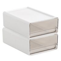Storage Box Office Cosmetics Storage Box Shelf Stationery Storage Drawer Type Transparent