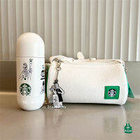 ซองแคปซูลโลหะสแตนเลสสำหรับครอบครัวกาแฟแบรนด์คู่จากดีไซเนอร์ Starbuck Cup ถ้วยน้ำร้อน