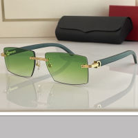 Square CT0272 nd designer Sunglasses Men Carter Glasses Women Rimless Buffalo Horn Glasses Mens Vintage Sunglass Eyewear