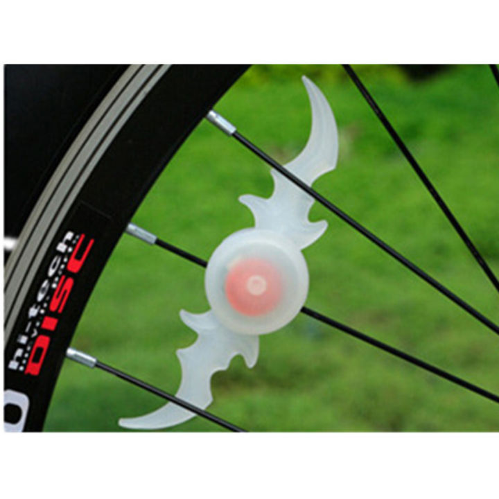 adsport-adsport-ล้อจักรยานไฟล้อจักรยานไฟท้ายรถจักรยาน1-3ชิ้นโคมไฟหลากสีสำหรับขี่บนรูปค้างคาวการ์ดโคมไฟจักรยานของเด็ก