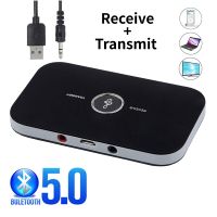 Bluetooth 5.0 Audio Transmitter Receiver 3.5mm RCA AUX Jack Stereo Music Wireless Adapter Dongle For Car PC TV Headphone