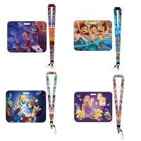 hot！【DT】✠✺♘  horizontal Identification Card Holder And lanyard Cartoon Hanging Credentials Summary 1