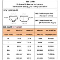 allofme Seluar Dalam Wanita Womens Panties Cotton Underwear M-4XL y V Waist Briefs Girls Low-Rise Soft Panty Women Underpants Female