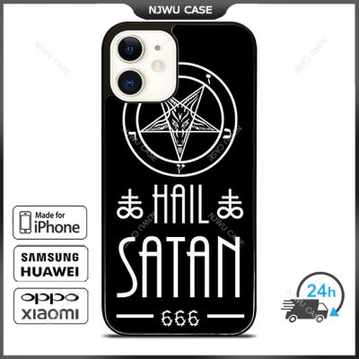 Hail Satan 666 Phone Case for iPhone 14 Pro Max / iPhone 13 Pro Max / iPhone 12 Pro Max / XS Max / Samsung Galaxy Note 10 Plus / S22 Ultra / S21 Plus Anti-fall Protective Case Cover