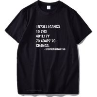 Hacker T Shirt Leet Language Stephen Hawking Design T-Shirt Cotton Unisex Cloth High Quality Tshirt Eu Size 【Size S-4XL-5XL-6XL】