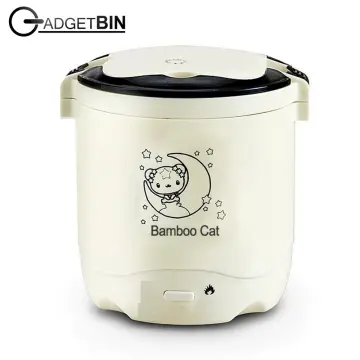 Giselle Mini Rice Cooker 1.2L with Non-stick Pot and Steamer 200W (KEA0371)