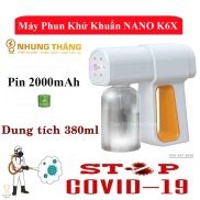 Máy Phun Khử Khuẩn Nano Cồn K6x - Súng Xịt Khử Khuẩn Cầm Tay Cao Cấp