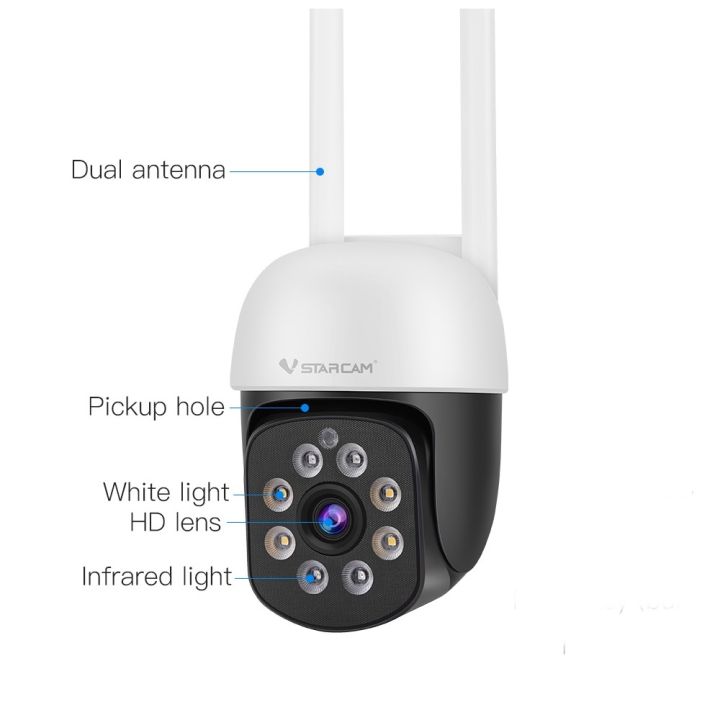 vstarcam-กล้องวงจรปิดกล้องใช้ภายนอก-รุ่นc662-ความคมชัด3ล้านพิกเซล-กล้องมีไวไฟในตัว-ใหม่ล่าสุด-แพ็คคู่