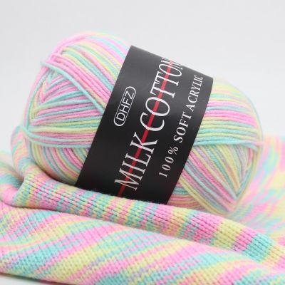 【CW】◘  50g/PC Knitting Crochet Soft Warm Baby Cotton Wool Yarn Hand Knitted Knit Sweater Scarf Hat