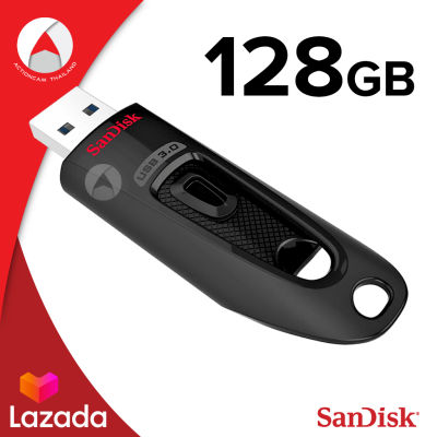 SanDisk Ultra USB 3.0 128GB, USB3.0,อ่าน 130MB/s (SDCZ48_128G_U46) เมมโมรี่ แซนดิส แฟลซไดร์ฟ