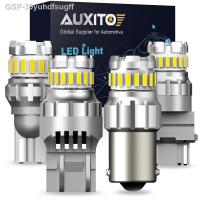 2023 ■♂2ชิ้น1200LM AUXITO T20 W21/5W 1156 BA15S P21W 7443หลอดไฟแคนบัส1157 P21/5W โคมไฟ BAY15D ย้อนกลับ12V