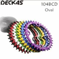 DECKAS ใบจานเดี่ยว ใบไข่ ใบเบี้ยว bcd104 32T/34T/36T/38T oval ?มีเก็บปลายทาง?พร้อมส่ง?