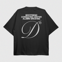 DOWNTOWN.TH - Bestfriend Consulting Center Oversized T-Shirt - เสื้อยืดโอเว่อไซส์ลาย Bestfriend Consulting Center