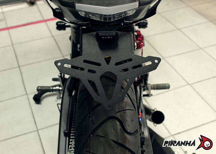 ท้ายสั้น-yamaha-mt-15-piranha-ไฟเลี้ยวแต่ง-พร้อมไฟส่องป้ายทะเบียน-งานเลเซอร์ตัด