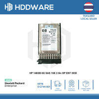 HP 146GB 6G SAS 15K 2.5in DP ENT HDD // 512744-001 // 512547-B21