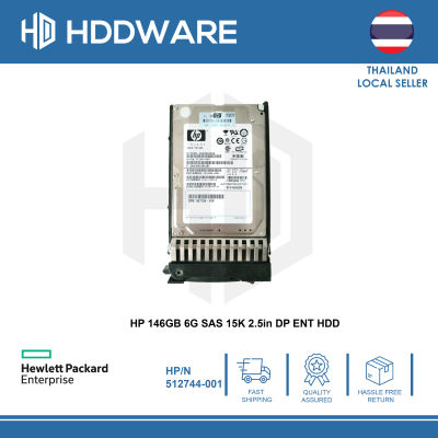 HP 146GB 6G SAS 15K 2.5in DP ENT HDD // 512744-001 // 512547-B21