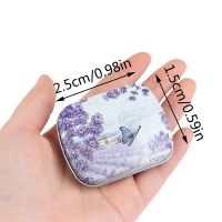 1pc Tin Box Tin Can Lavender Mini Tin Box Sealed Jar Packing Boxes Jewelry Candy Box Coin Box Metal Storage Box Storage Case Storage Boxes