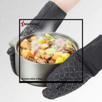 ?Quick Arrival?1Pair Microwave Mittens Plaid Cotton Insulation Gloves with Heat Insulation Pad Heat Temperature Resistant Non-Slip Adults Kitchen Supplies?Arrive 1-3 Days?