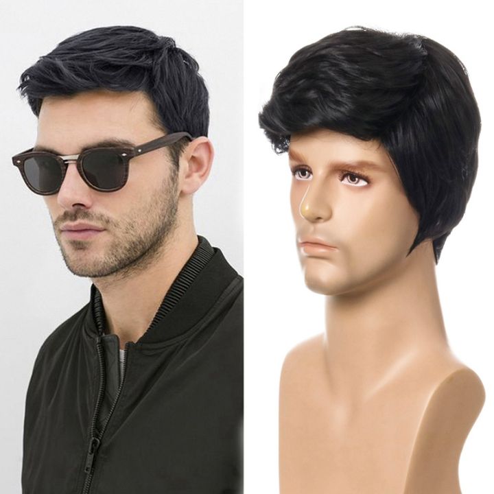 3x-fashion-wig-short-black-male-straight-synthetic-wig-for-men-hair-fleeciness-realistic-natural-black-toupee-wigs