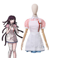 Mikan Tsumiki Cosplay Costumes Anime Super Dangan Ronpa 2 Danganronpa Role Play Women Outfit Sets Halloween Party Dress