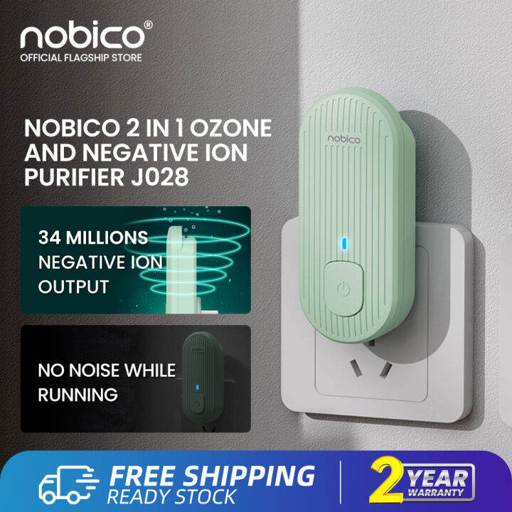Nobico 2 in 1 Ozone Negative Ion Air Purifier;Ion Concentration 34.4