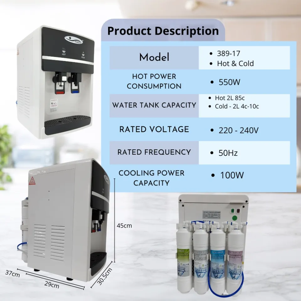 Yamada Water Dispenser Hot Warm Cold Direct Paping ML 389-20