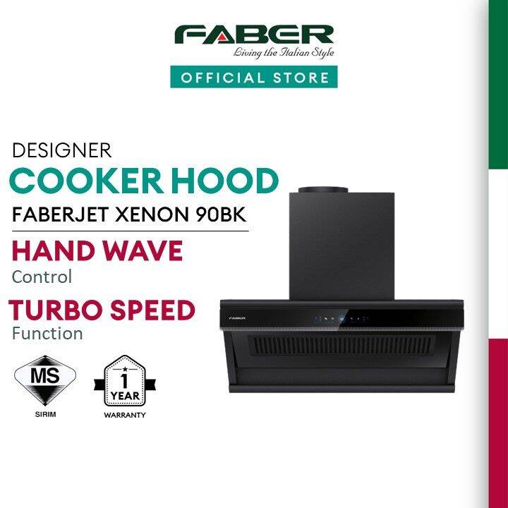FABER BUILTIN KITCHEN HOOD FABERJET XENON 90BK Lazada